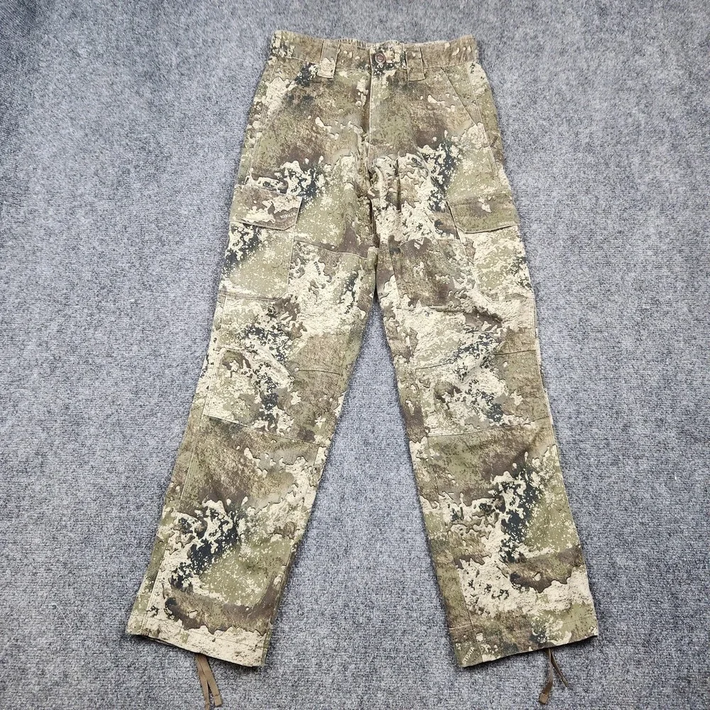 RedHead Silent Hide‎ Pants Mens Small S/32 Camo Hunting Cargo Camouflage Outdoor